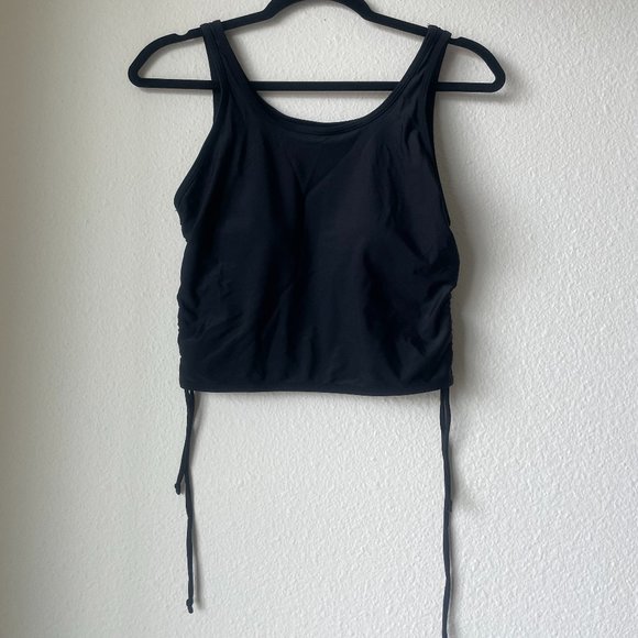 Drawstring Ruched Padded Tankini - Picture 1 of 4